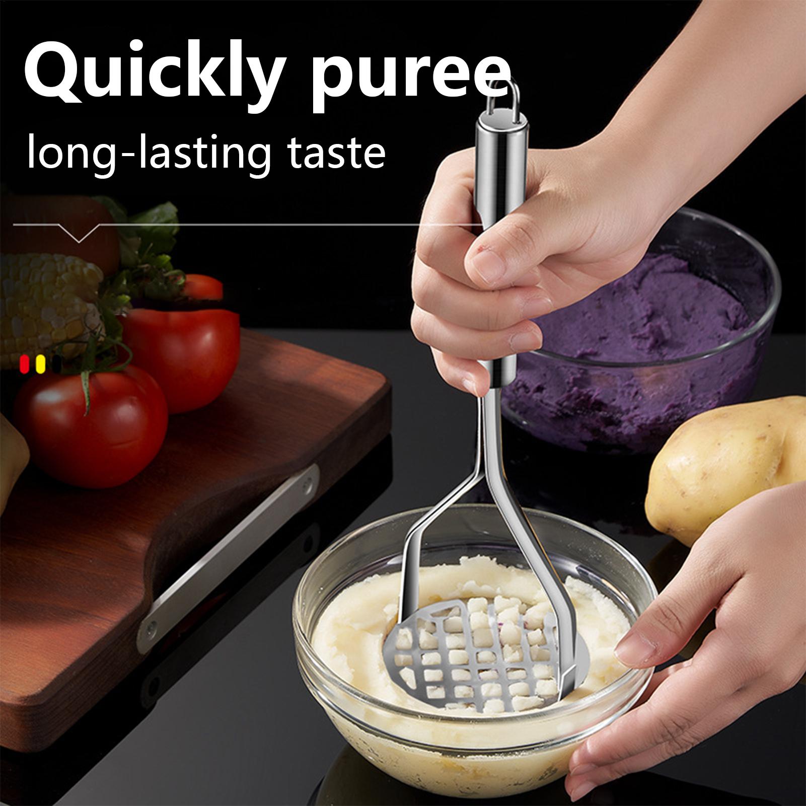 Stainless Steel Potato Masher  - Baby Food Grater avaliação e preço