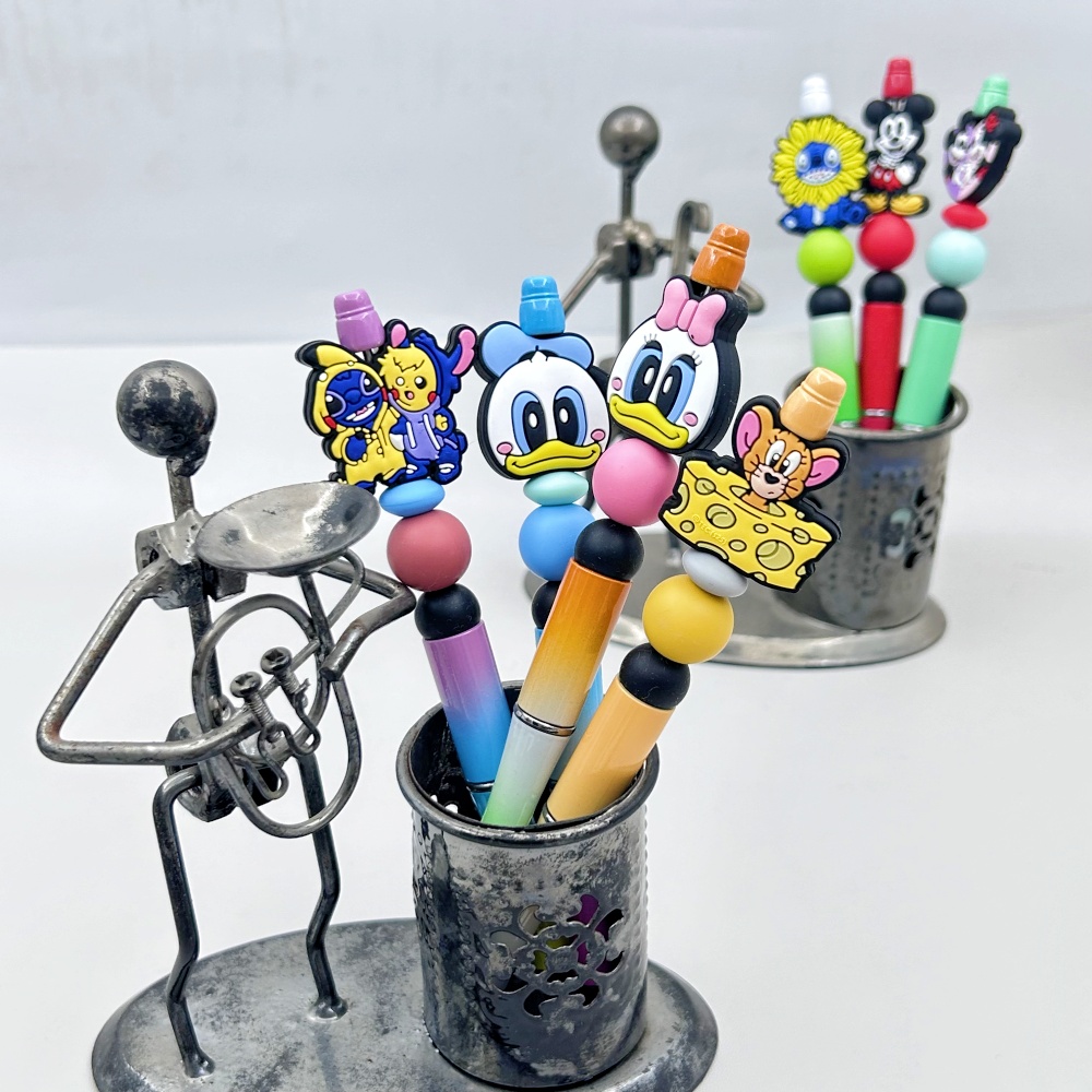 10PC DIY Cartoon Mini Silicone - Baby Food Toy avaliação e preço