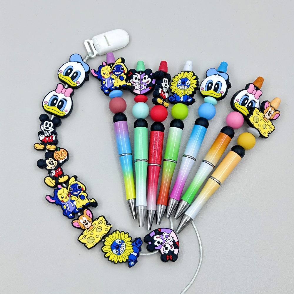 10PC DIY Cartoon Mini Silicone - Baby Food Toy avaliação e preço