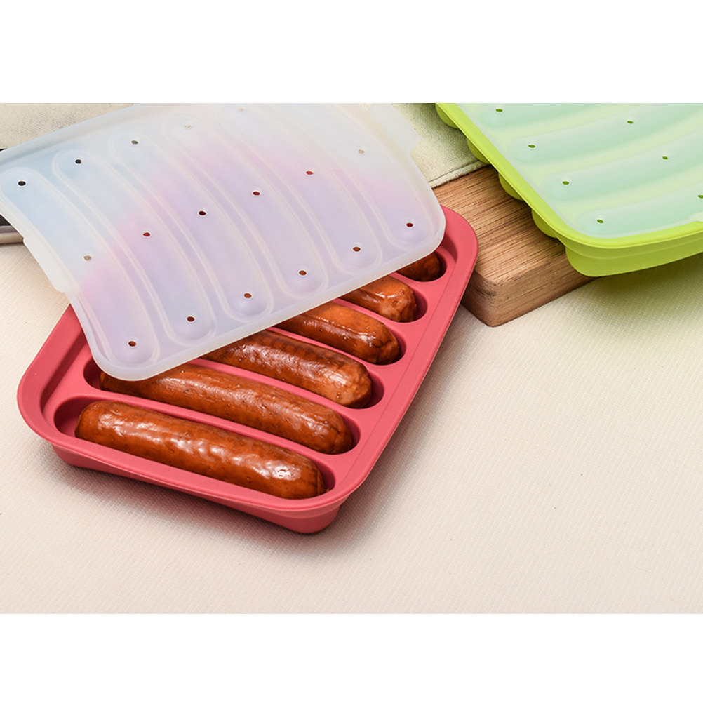 6 Rolls Silicone Sausage Mold  - Baby Food Dogs avaliação e preço