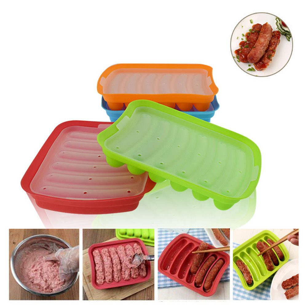 6 Rolls Silicone Sausage Mold  - Baby Food Dogs avaliação e preço
