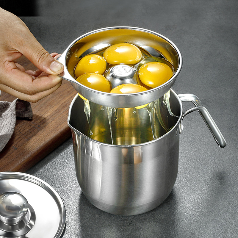 304 Stainless Steel Egg White  - Baby Food Strainer avaliação e preço