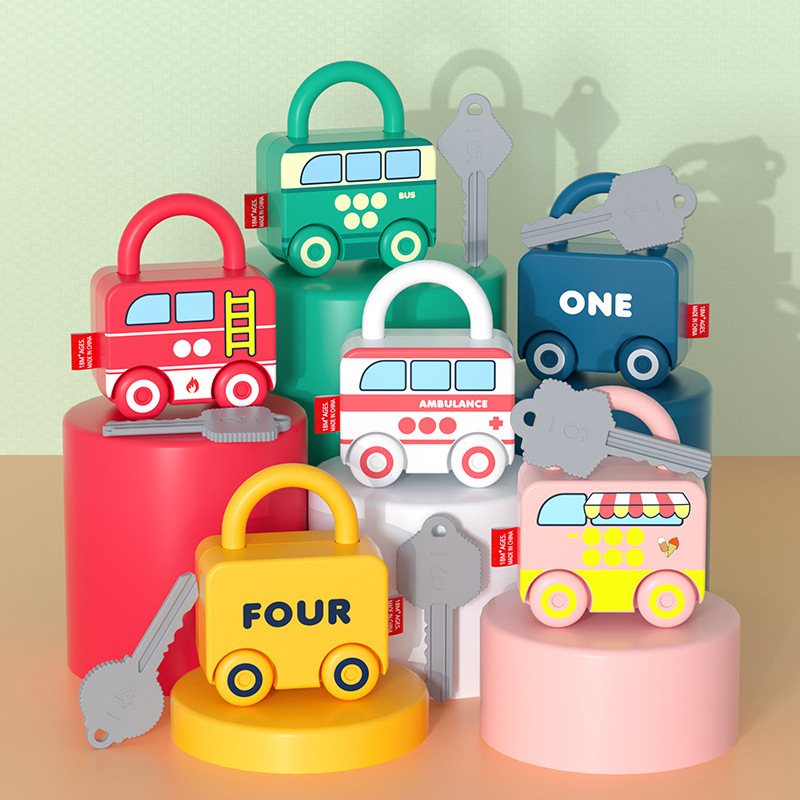 Baby Learning Lock with Key Ca - Baby Food Eat avaliação e preço
