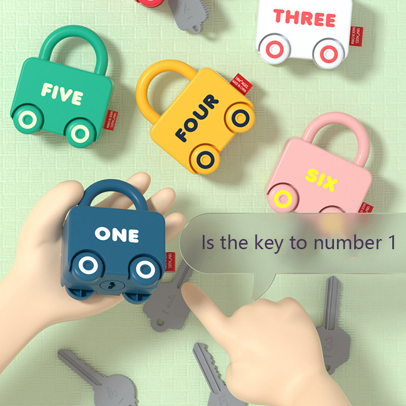 Baby Learning Lock with Key Ca - Baby Food Eat avaliação e preço