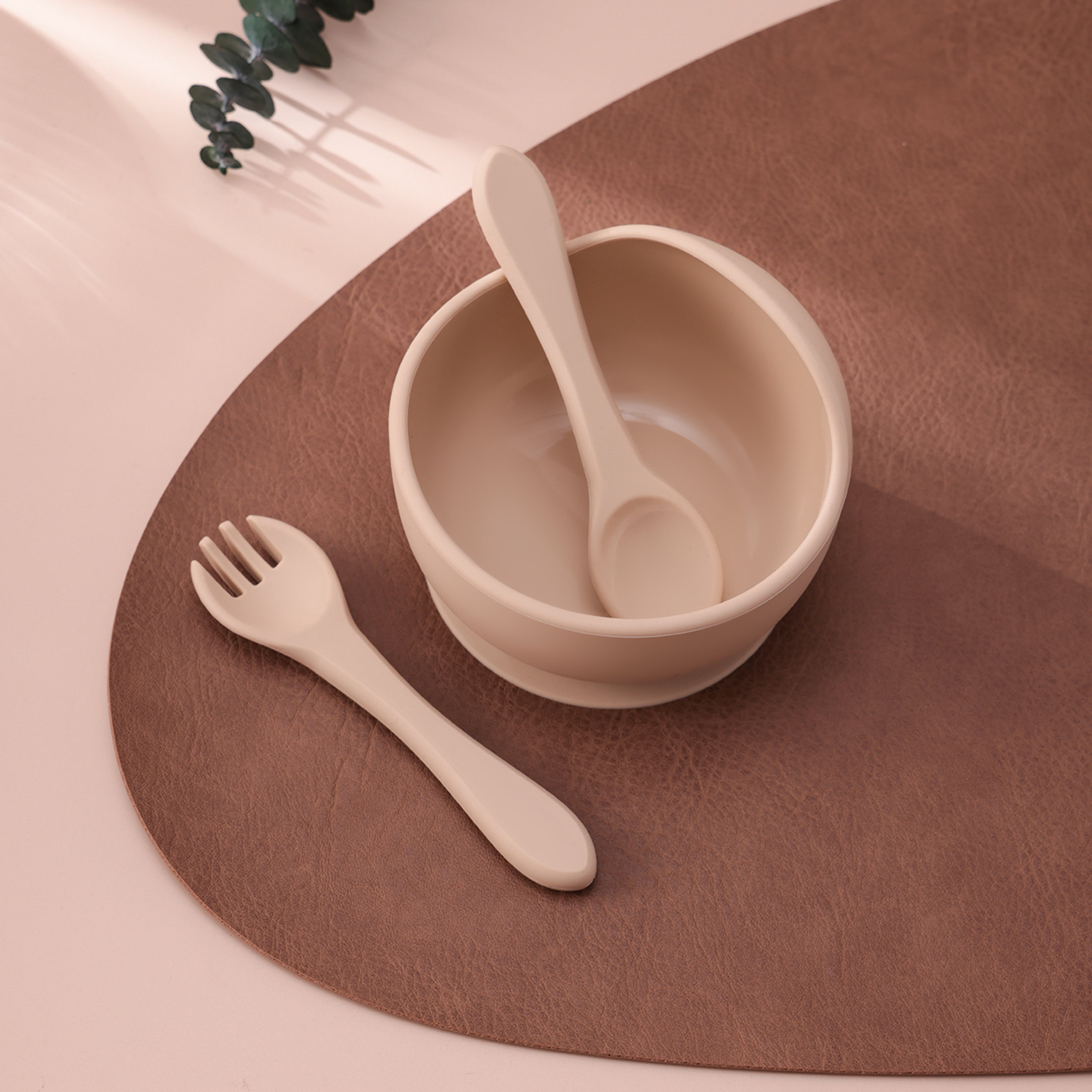 Color Kids 3PCS Silicone Baby  - Self Feed Spoon avaliação e preço