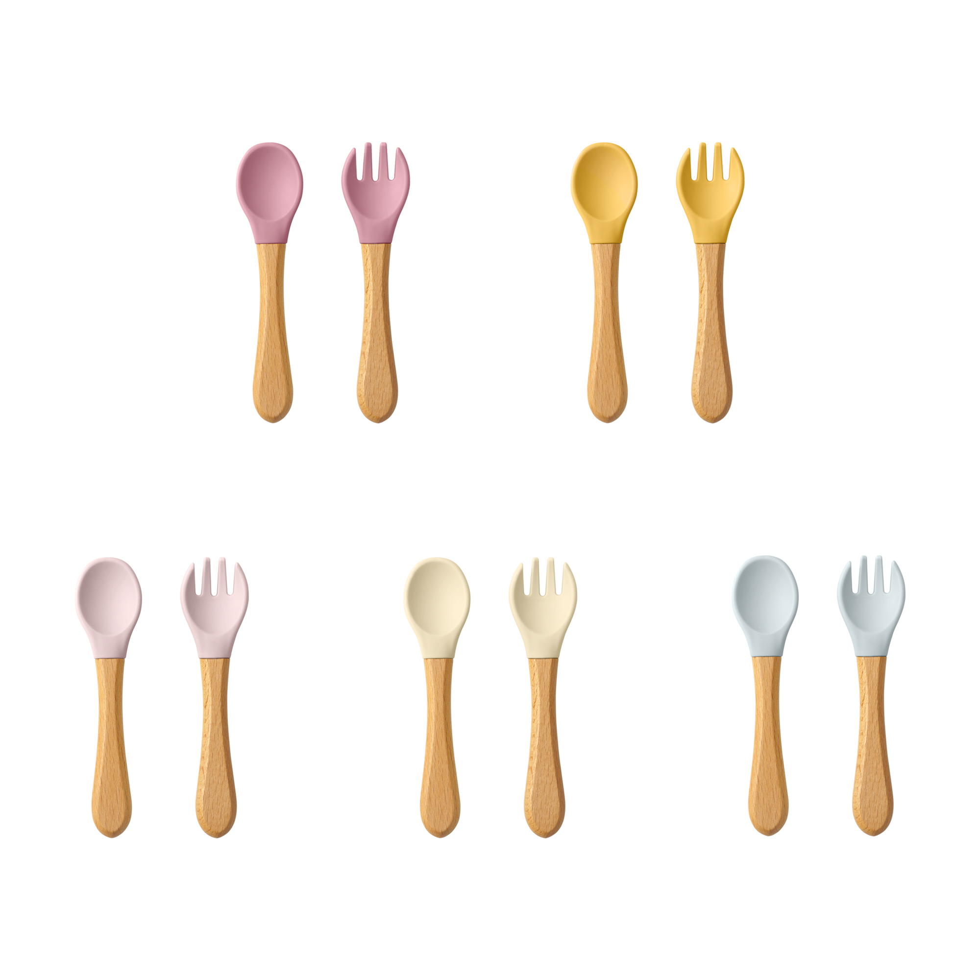 2PCS Baby Learning Spoons Uten - Baby Food Nutrition avaliação e preço