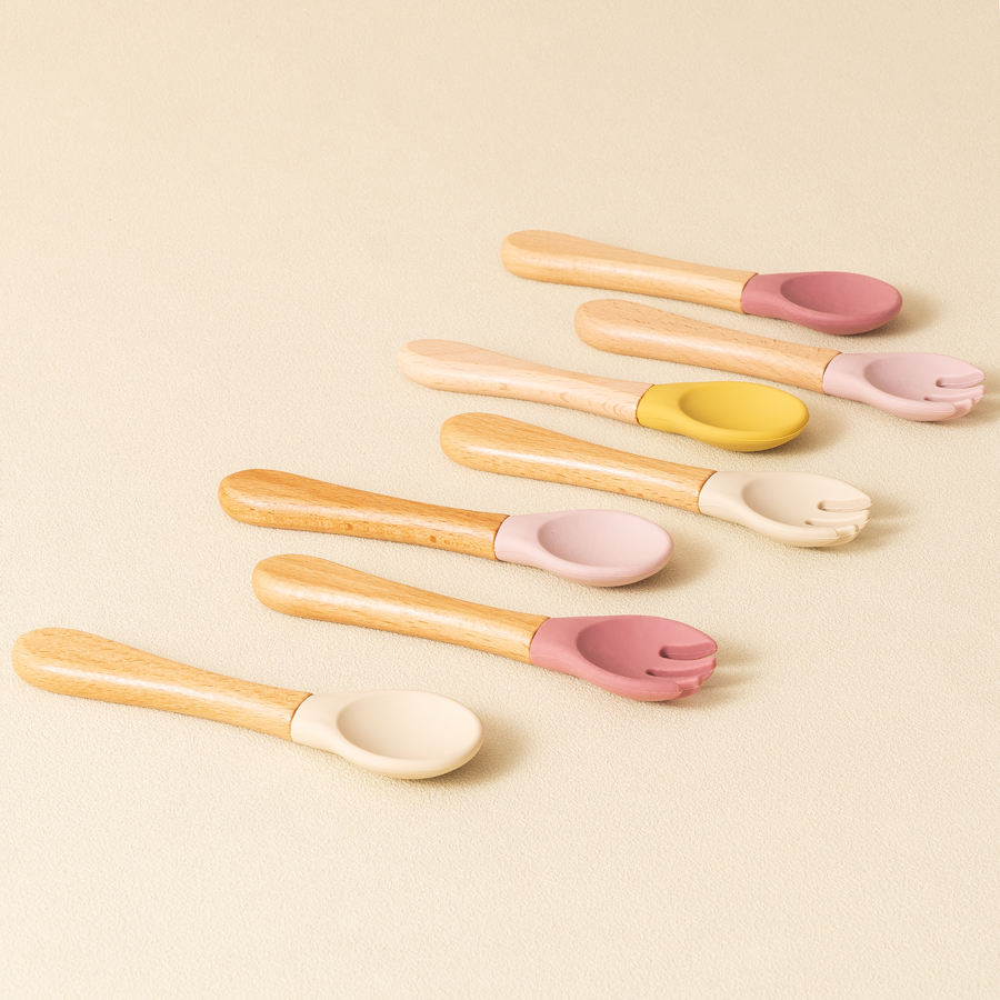 2PCS Baby Learning Spoons Uten - Baby Food Nutrition avaliação e preço