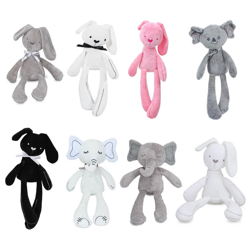 Baby Plush Rabbit Hand Puppet  - Baby Food Eat avaliação e preço