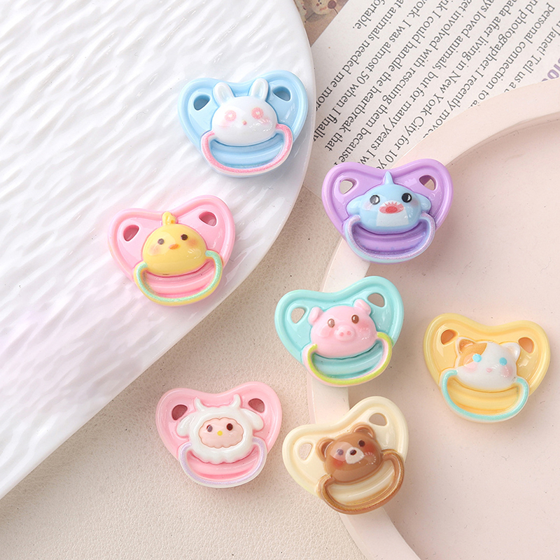 10Pcs Lovely Mini Doll Pacifie - Baby Food Pacifier avaliação e preço