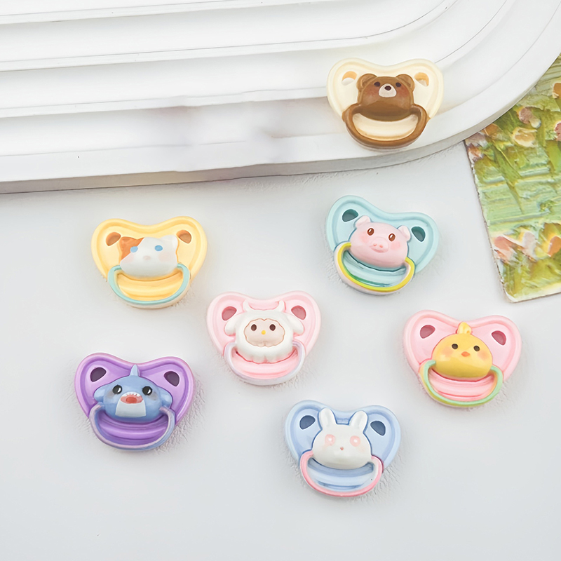 10Pcs Lovely Mini Doll Pacifie - Baby Food Pacifier avaliação e preço