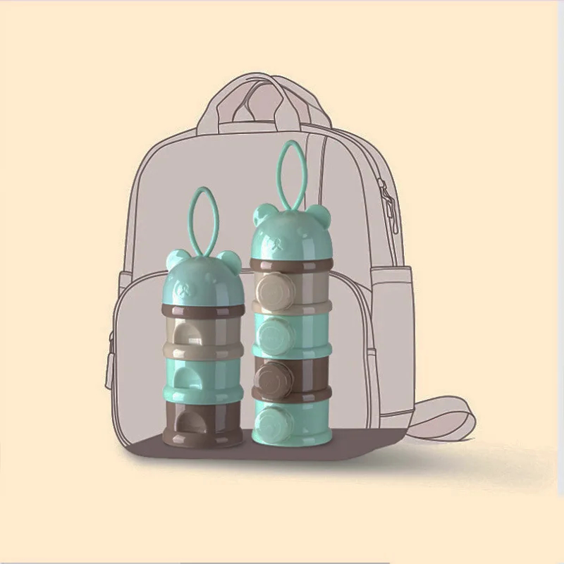 4-Tier Leak-Proof Baby Formula - Baby Food For Travelling avaliação e preço