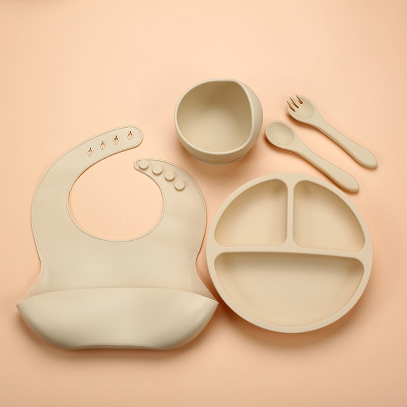 5Pcs Silicone Baby Feeding Set - Baby Food Grater avaliação e preço