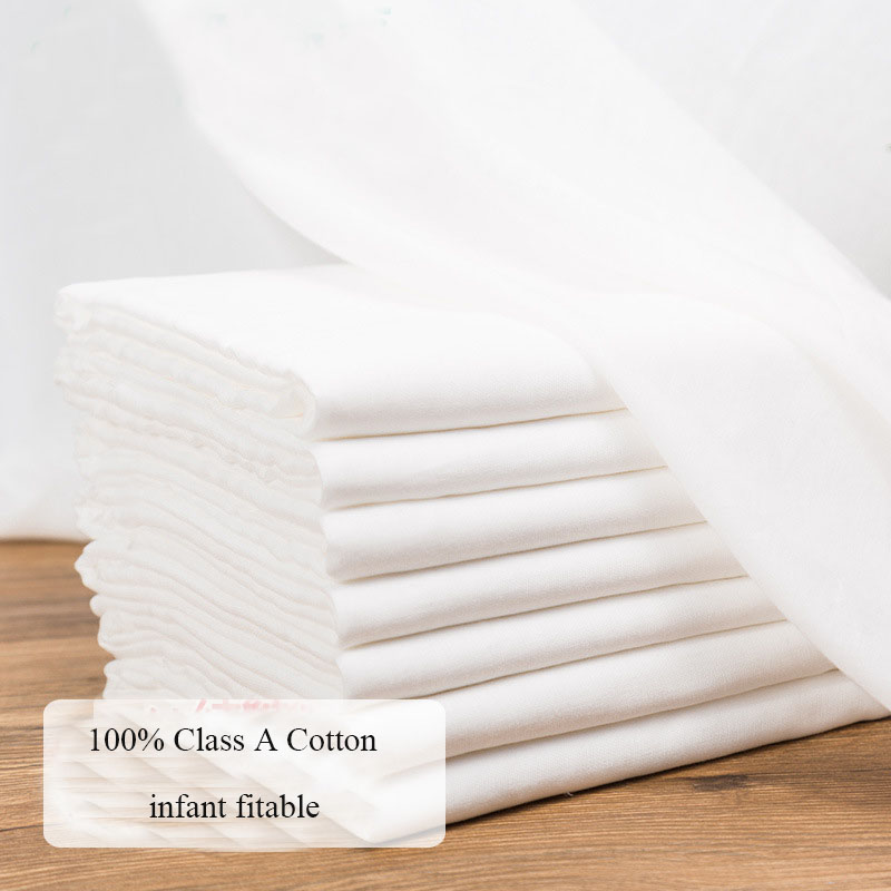 100x145cm Pure 100% Cotton Whi - Puree Baby Food avaliação e preço
