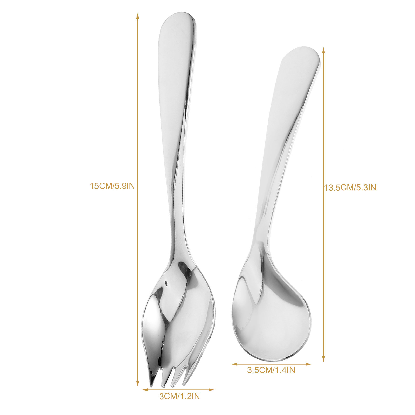 1Set Adaptive Angled Stainless - Self Feed Spoon avaliação e preço