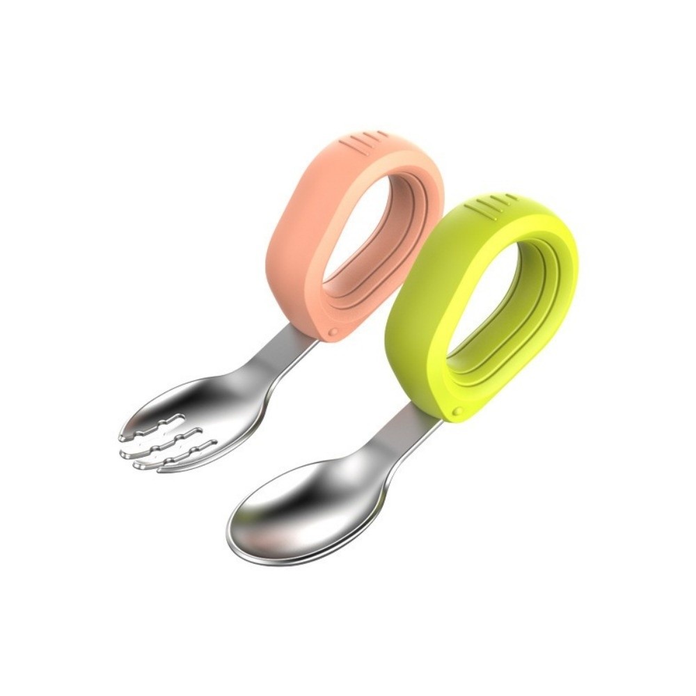 Silicone Handle Baby Silicone  - Self Feed Spoon avaliação e preço