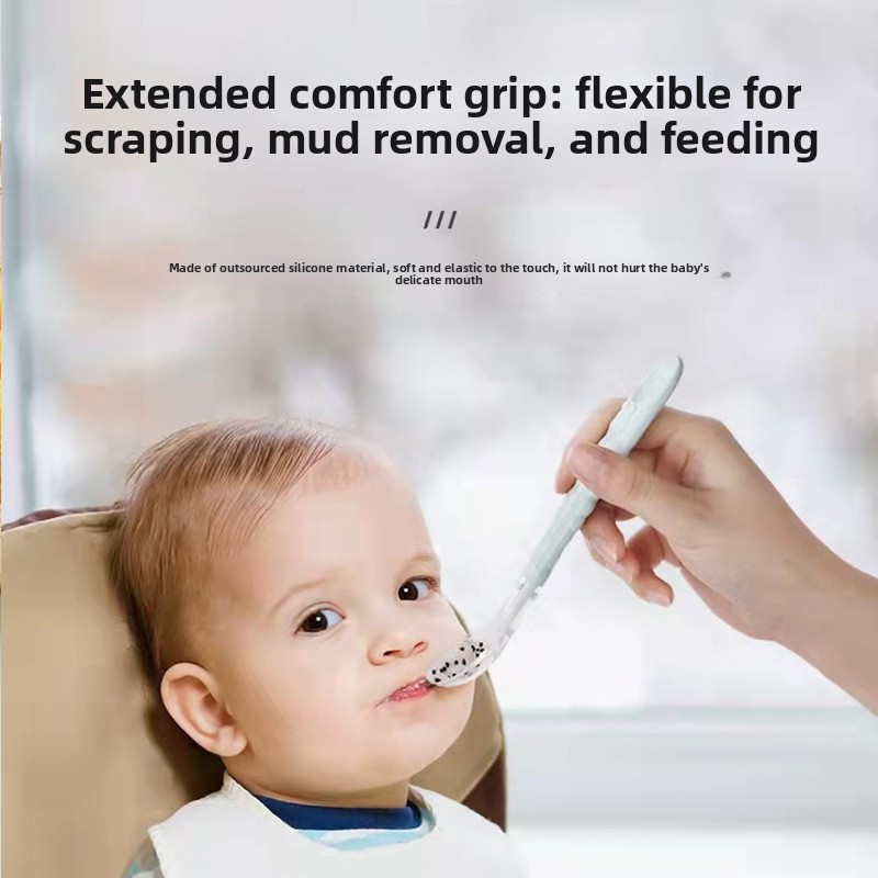 Scraping Spoon Baby 3-Month-Ol - Puree Baby Food avaliação e preço