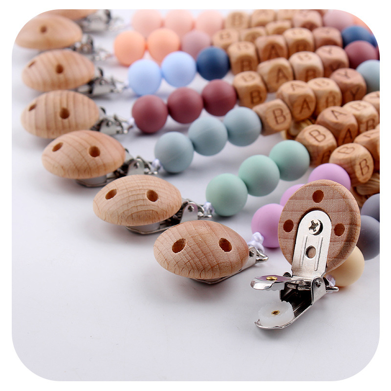New Baby Pacifier Clips Person - Baby Food Teether avaliação e preço