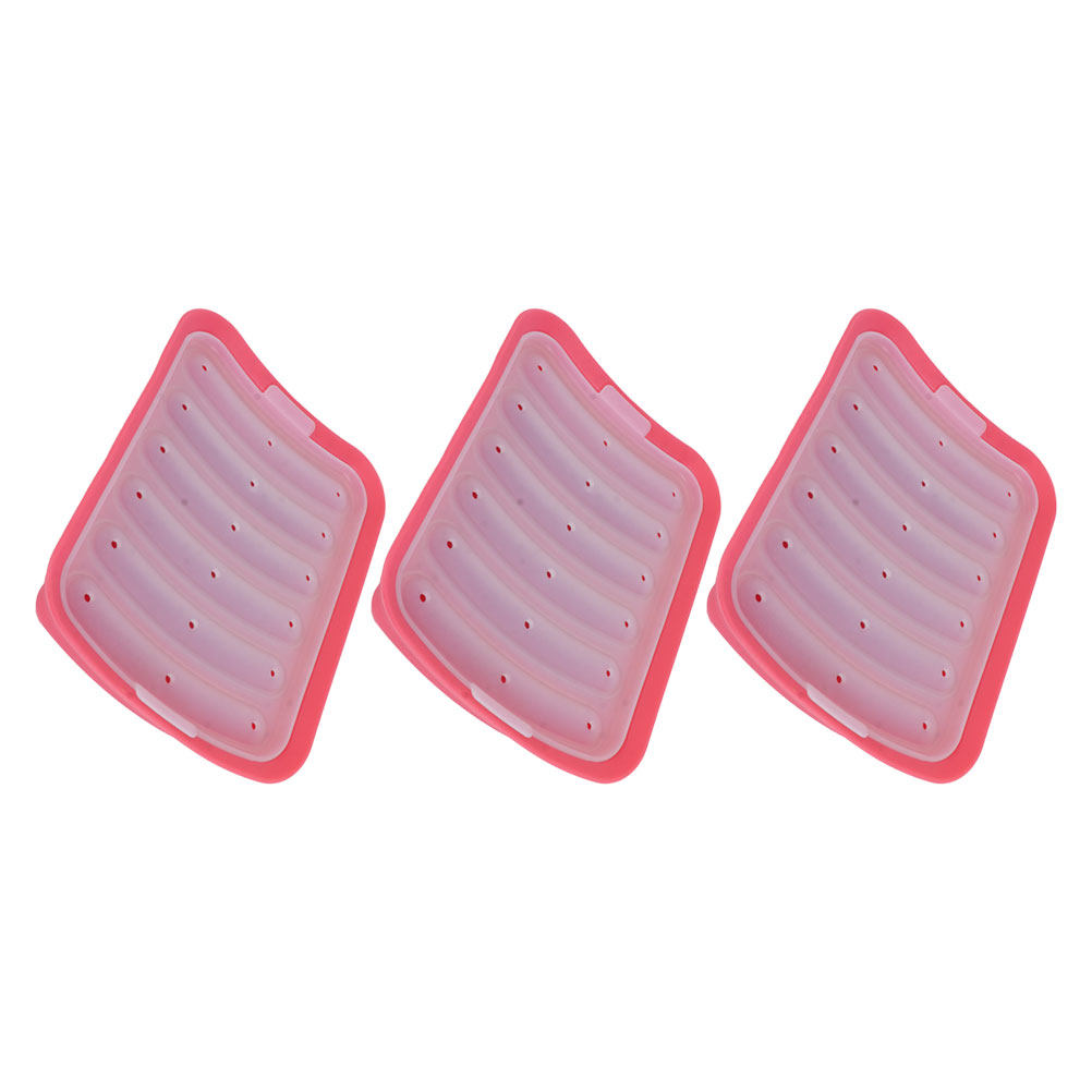 3Pcs Food Grade Silicone Sausa - Baby Food Dogs avaliação e preço