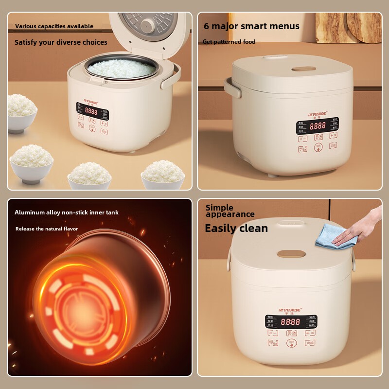 Smart rice cooker for househol - Baby Rice Food avaliação e preço