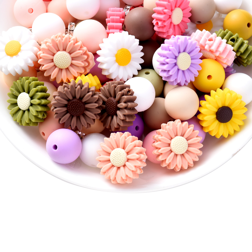 30Pcs Silicone Beads Round Bea - Baby Food Pacifier avaliação e preço