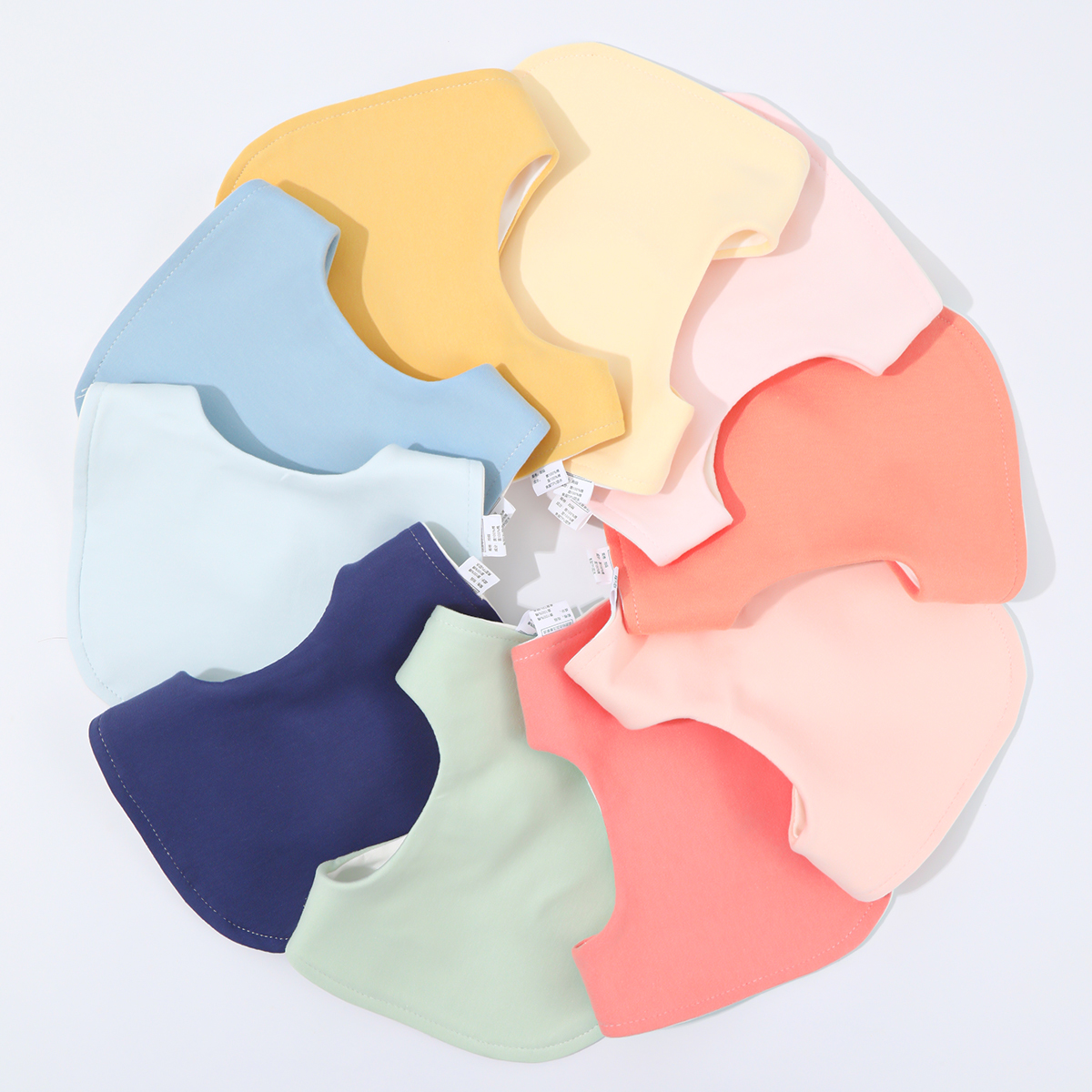 10-piece baby bib U-shaped sal - Baby Food Nutrition avaliação e preço